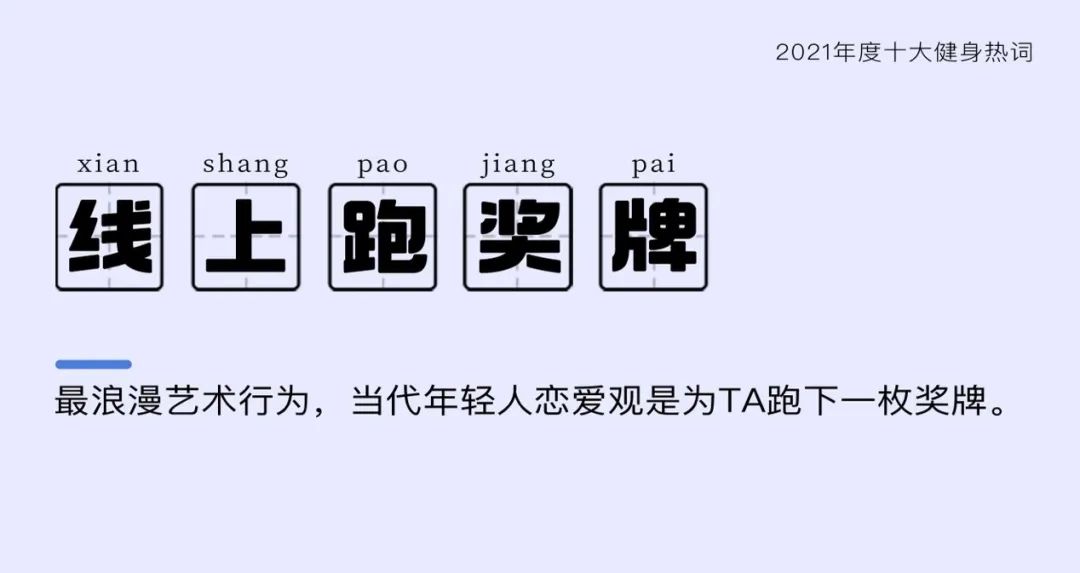 2021年度十大健身热词哪几个说中了你