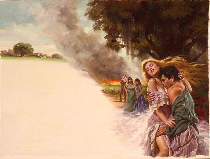 法国画家max ginsburg油画里的浪漫而又炙热的爱情