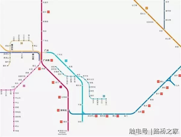 高铁线路图2019年1月版  湖南省:新开通怀化至衡阳铁路,贵州的铜