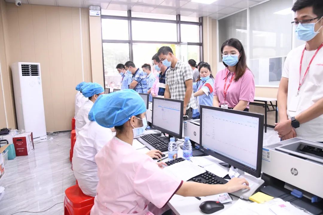 起抗疫防线—惠州市中心人民医院博罗分院支援我县多地疫苗接种工作