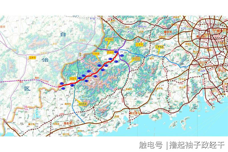 云浮罗定至茂名信宜高速公路全线开工 计划2020年底建成通车