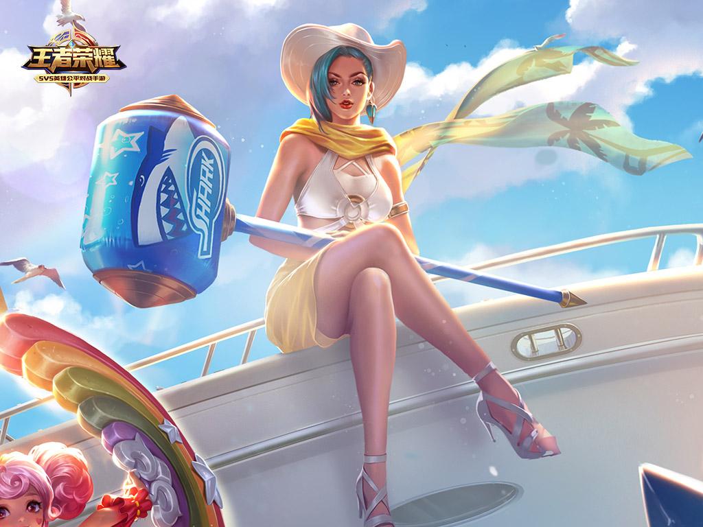 王者荣耀:夏天来了!峡谷迎来海滩派对,女英雄会有泳装皮肤!