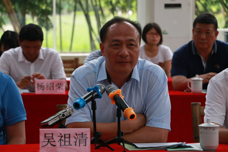 广东省文明办副主任吴祖清.图片来源:珠江频道