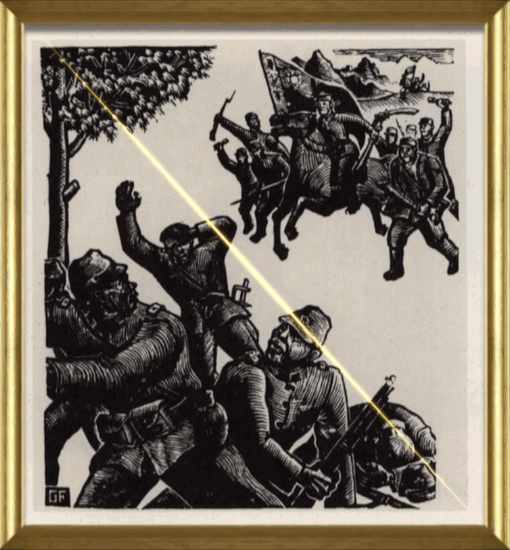 八路军怎样取得平型关大捷?美术经典告诉你