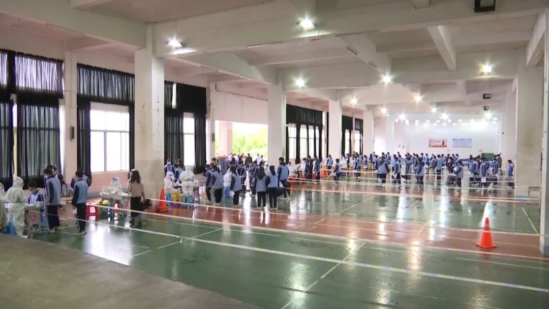 龙仙中学有序开展全员核酸检测工作-翁源县人民政府