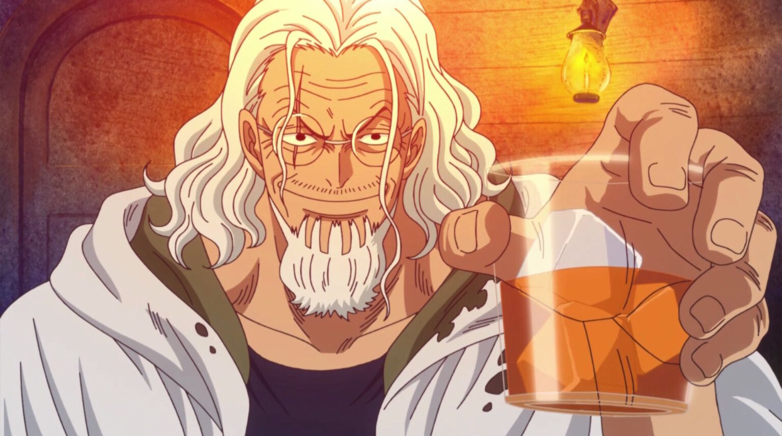 西尔巴兹·雷利,别号"海贼王的右腕",原罗杰海贼团的副船长.