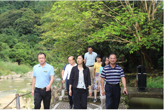 景区|市领导带队到威整镇开展中秋国庆节前旅游督导工作