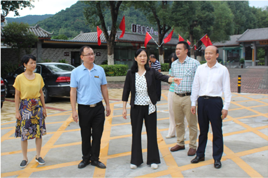 景区|市领导带队到威整镇开展中秋国庆节前旅游督导工作