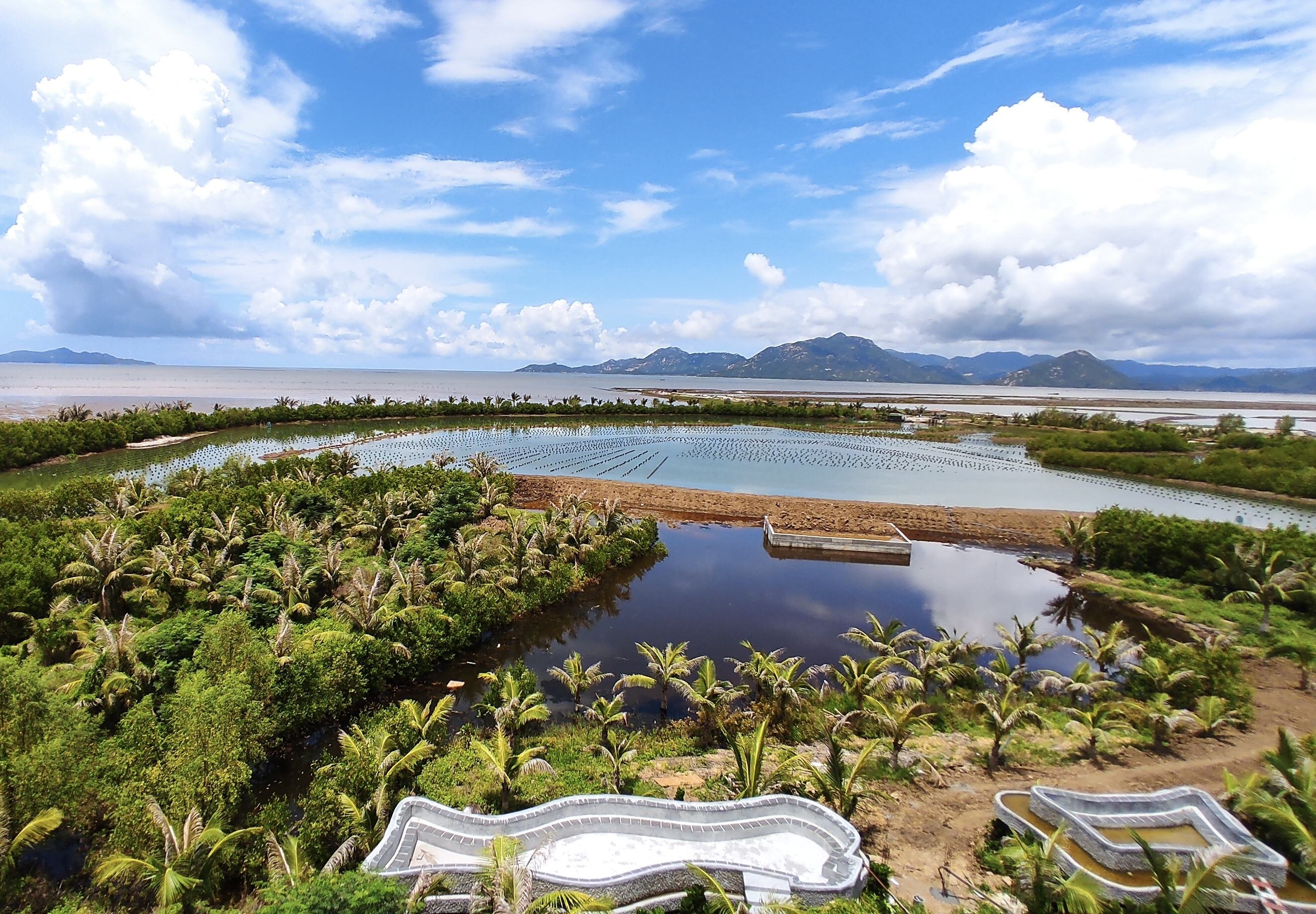 汶村海上神灶温泉旅游度假村项目二期完成近八成